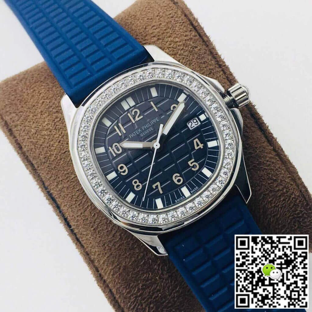 Patek Philippe Aquanaut 5067A-025 Quartz Movement PPF Factory 1:1 Best Edition Replica Watch Blue Rubber Strap