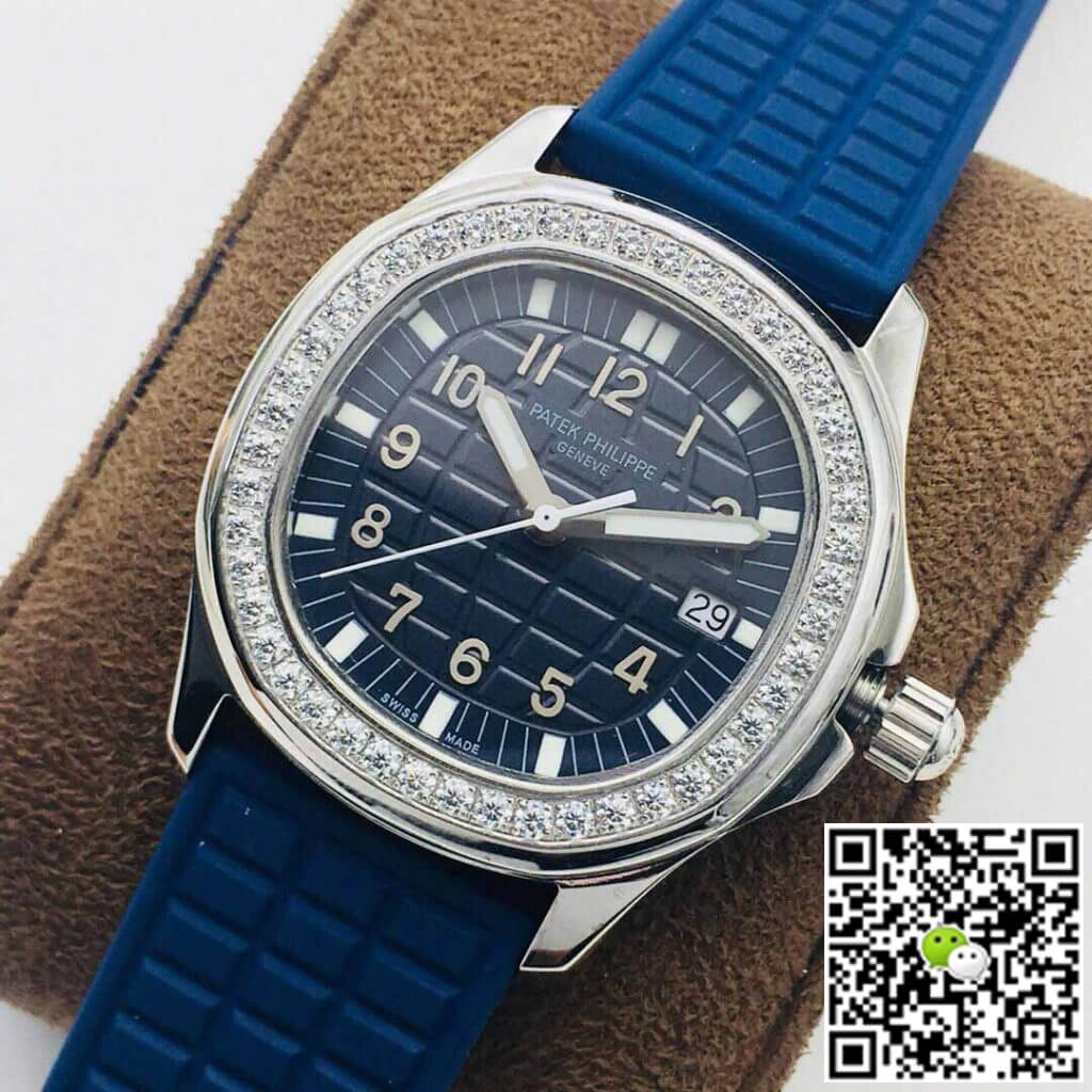Patek Philippe Aquanaut 5067A-025 Quartz Movement PPF Factory 1:1 Best Edition Replica Watch Blue Rubber Strap