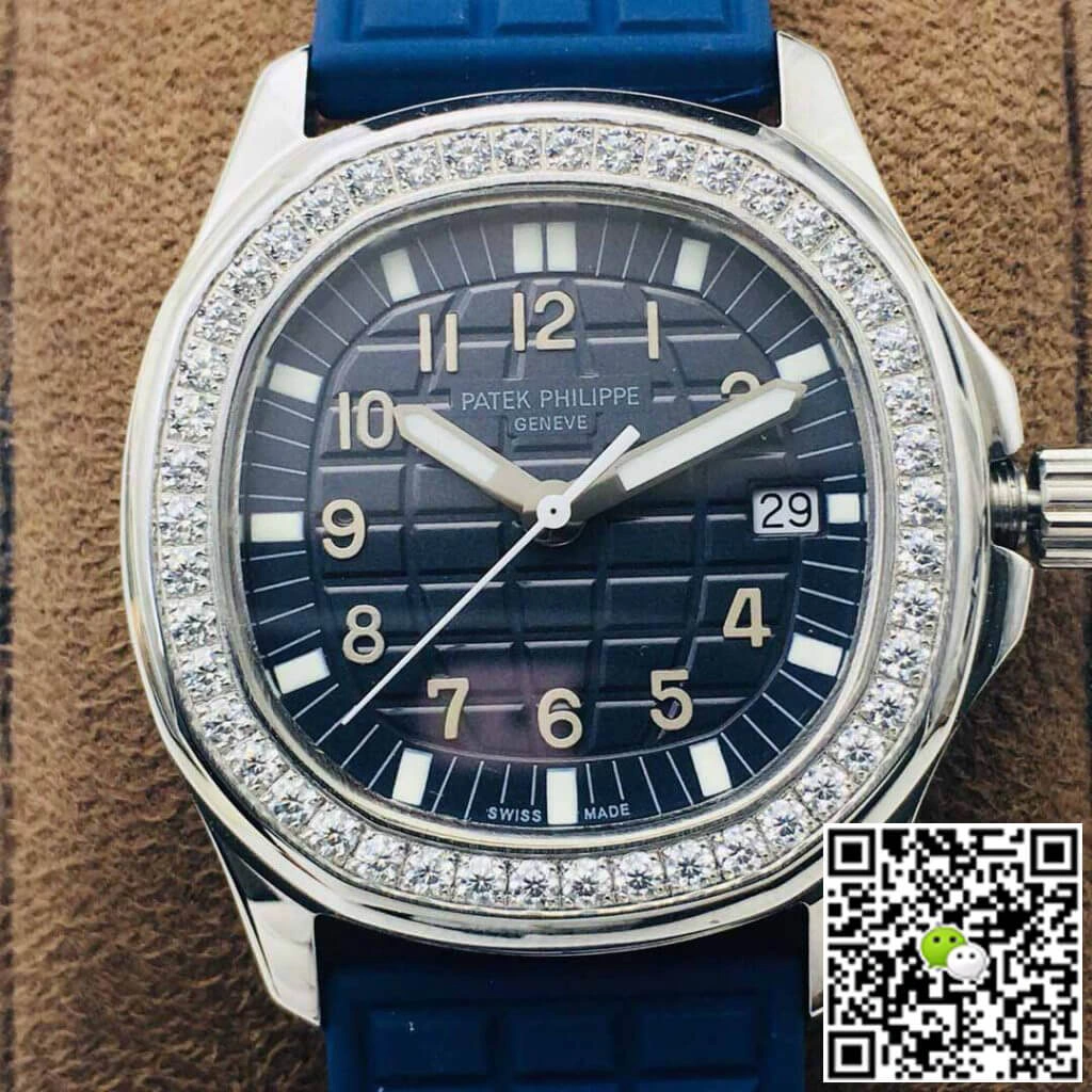 Patek Philippe Aquanaut 5067A-025 Quartz Movement PPF Factory 1:1 Best Edition Replica Watch Blue Rubber Strap