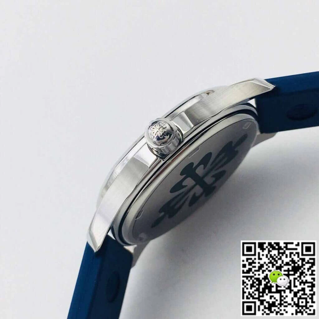 Patek Philippe Aquanaut 5067A-025 Quartz Movement PPF Factory 1:1 Best Edition Replica Watch Blue Rubber Strap