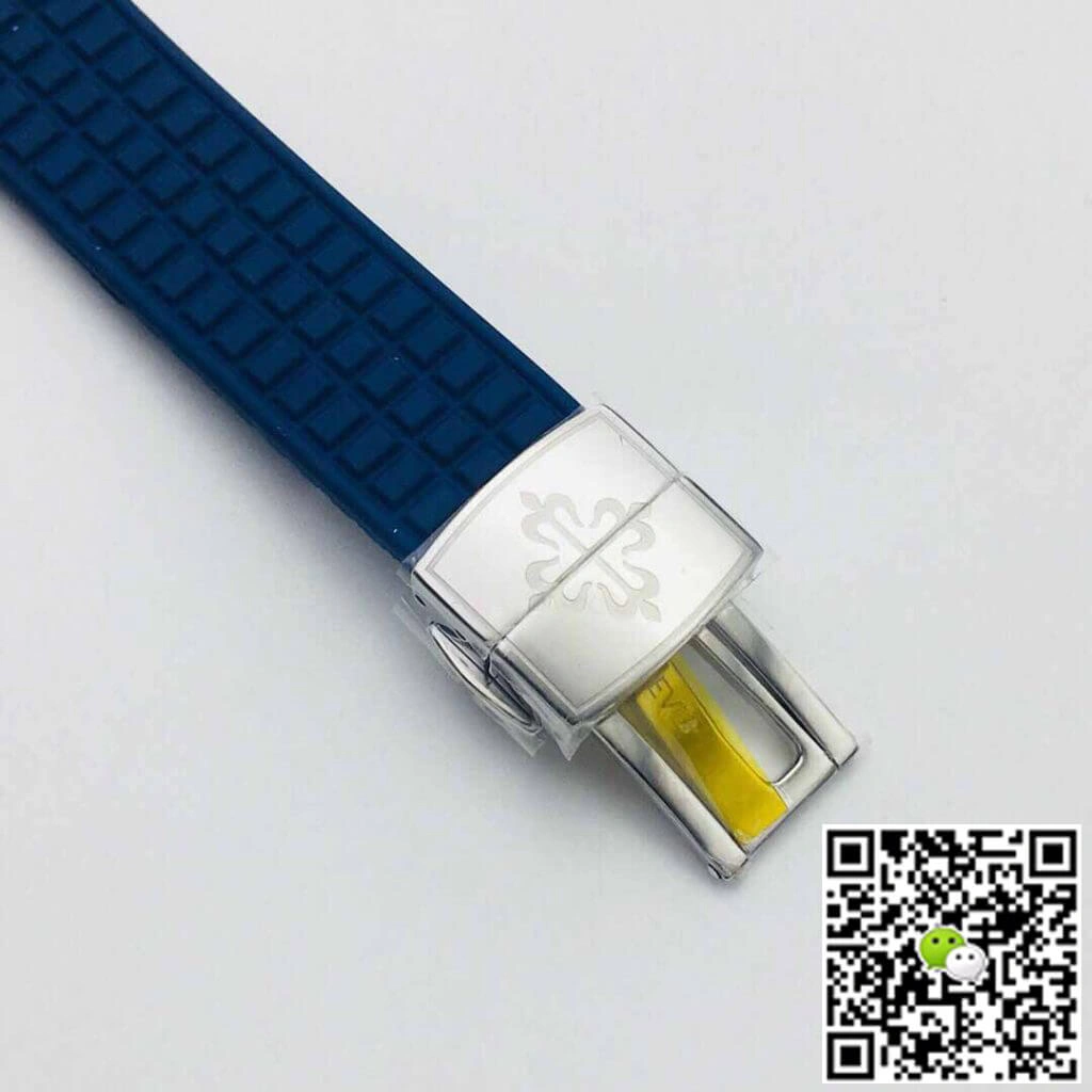 Patek Philippe Aquanaut 5067A-025 Quartz Movement PPF Factory 1:1 Best Edition Replica Watch Blue Rubber Strap