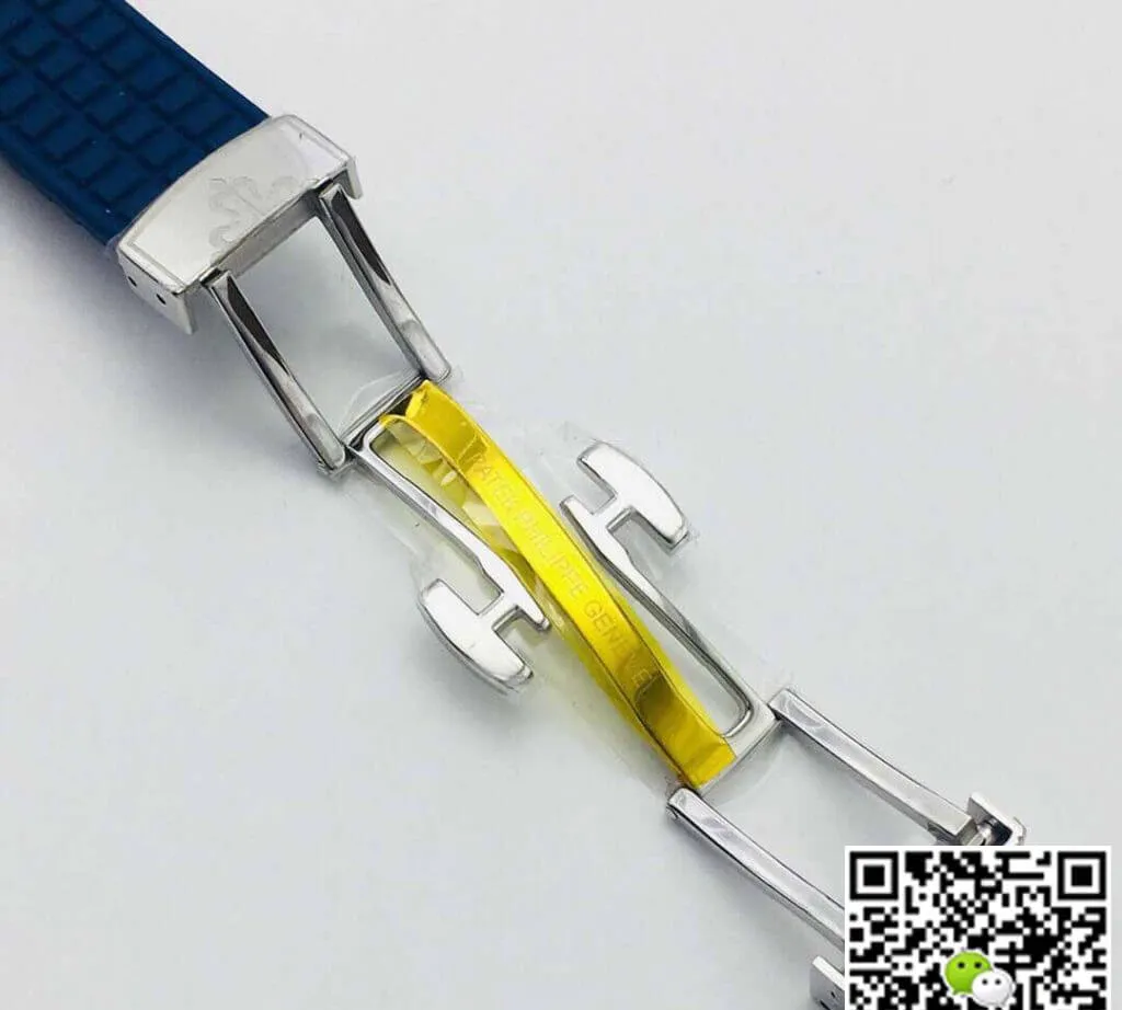 Patek Philippe Aquanaut 5067A-025 Quartz Movement PPF Factory 1:1 Best Edition Replica Watch Blue Rubber Strap