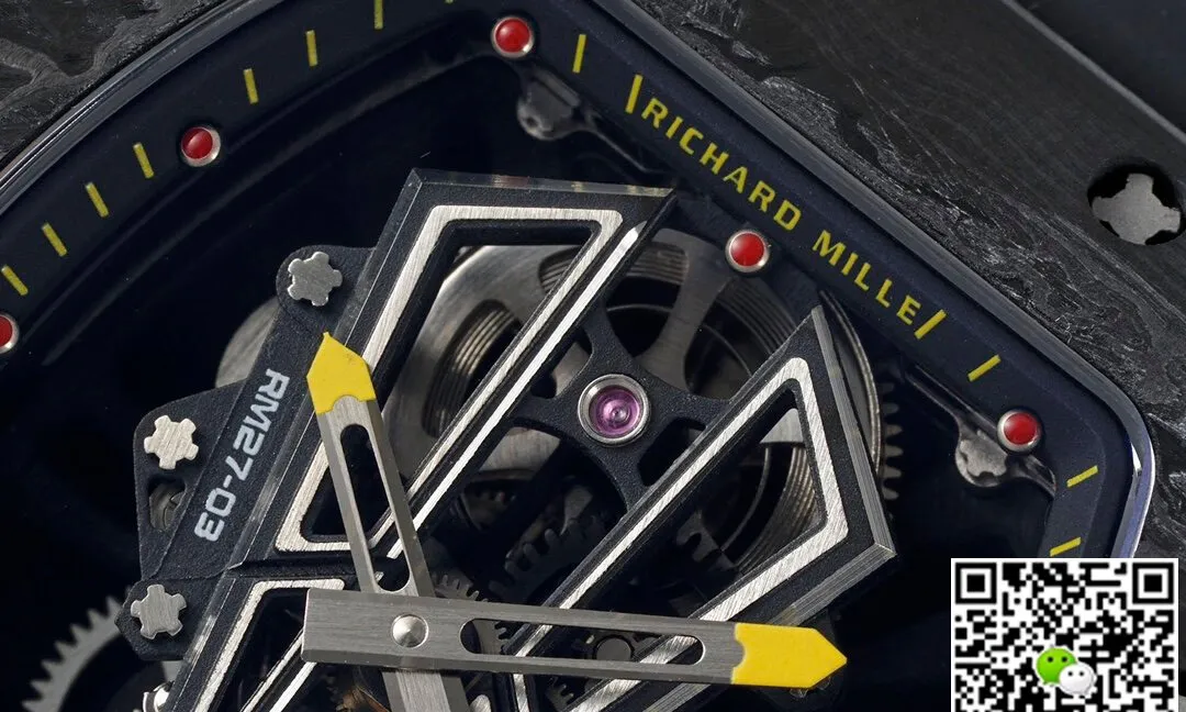 Richard Mille RM27-03 Rafael Nadal Tourbillon RM Factory 1:1 Best Edition Replica Watch Black Strap