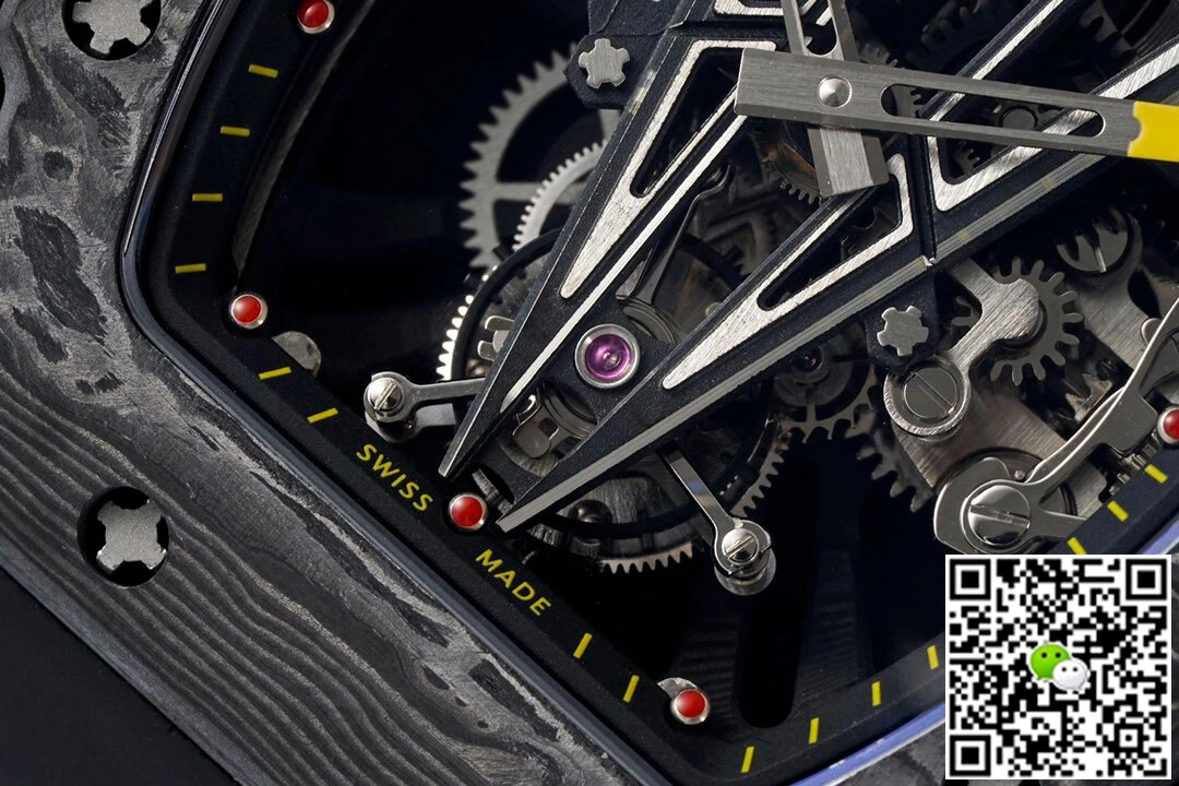 Richard Mille RM27-03 Rafael Nadal Tourbillon RM Factory 1:1 Best Edition Replica Watch Black Strap