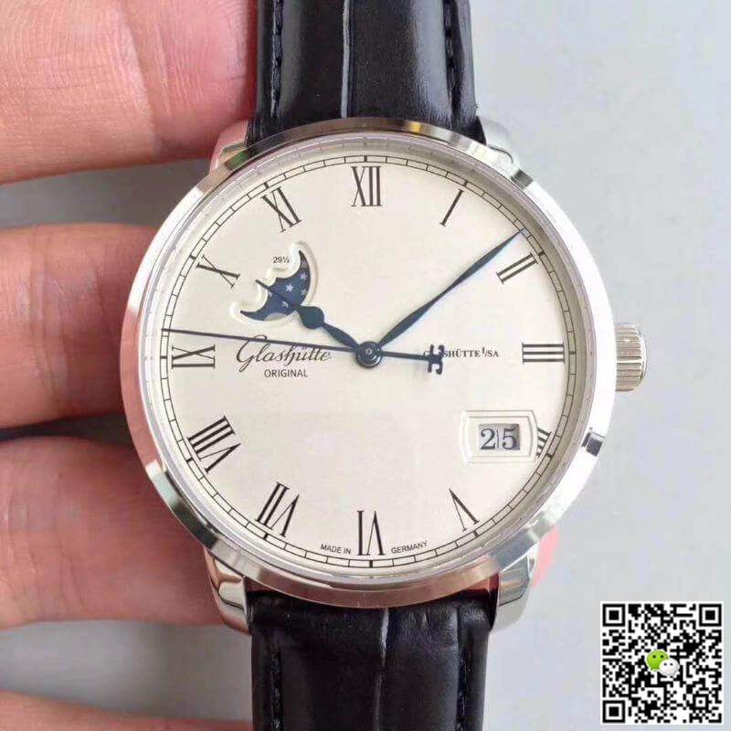 Glashutte Senator 100-04-32-12-04 GF Factory 1:1 Best Edition Replica Watch Swiss ETA100-04 White Dial