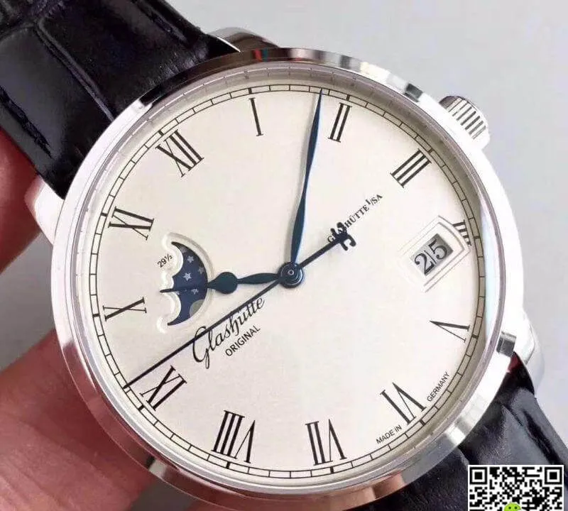 Glashutte Senator 100-04-32-12-04 GF Factory 1:1 Best Edition Replica Watch Swiss ETA100-04 White Dial