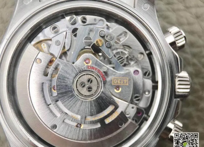 Rolex Daytona Cosmograph 116519 Noob Factory 1:1 Best Edition Replica Watch Diamonds Markers Swiss ETA4130 Black Rubber Strap