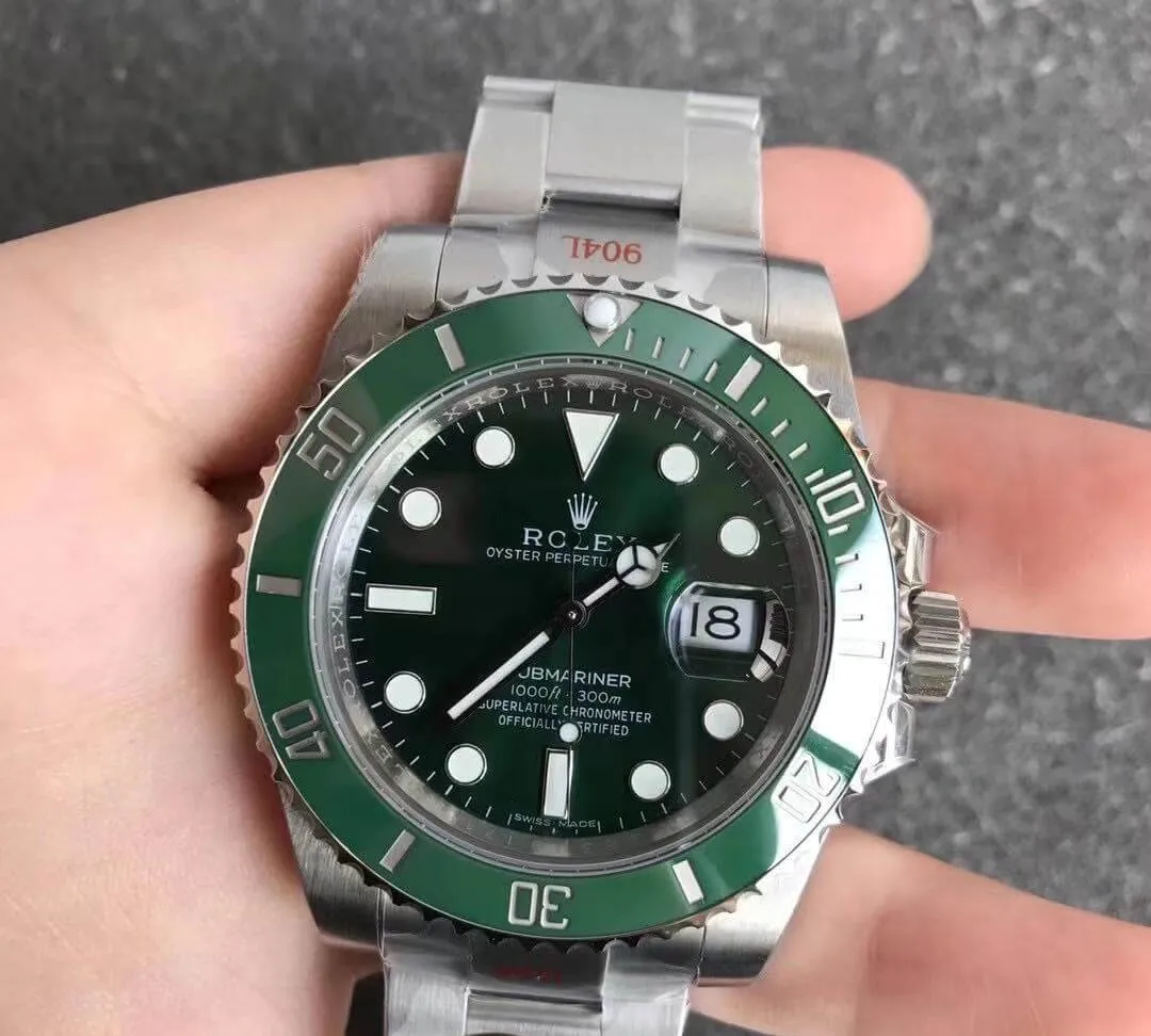 Rolex Submariner 116610LN Noob Factory 1:1 Best Edition Replica Watch V12 Green Circle Swiss 3135