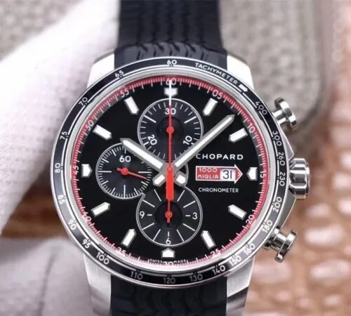 Chopard Classic Racing Mille Miglia GTS Chronograph 168571-3001 V7 Factory 1:1 Best Edition Replica Watch Black Dial Customized 7750