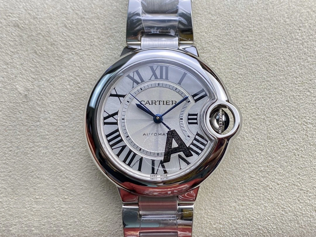 Ballon Bleu De Cartier 33MM W6920071 V6 Factory 1:1 Best Edition Replica Watch White Dial Swiss cal.076