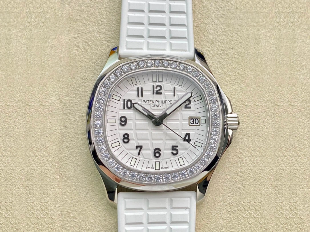 Patek Philippe Aquanaut 5067A-024 Quartz Movement PPF Factory 1:1 Best Edition Replica Watch White Strap