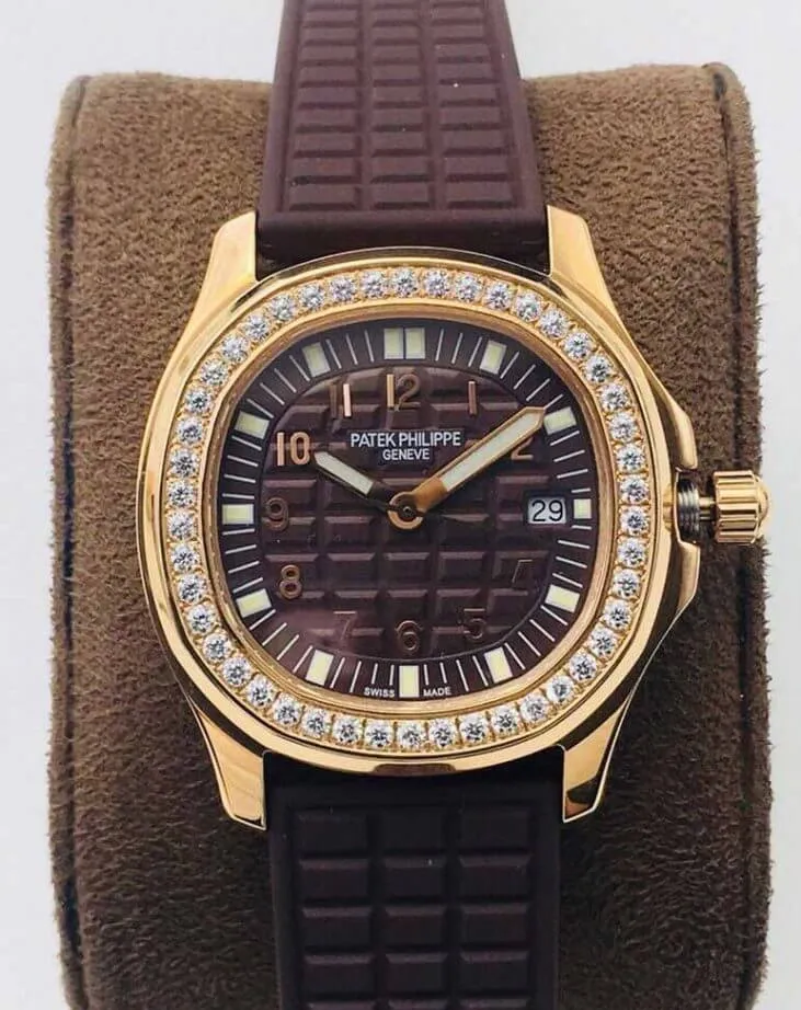 Patek Philippe Aquanaut 5067A Quartz Movement PPF Factory 1:1 Best Edition Rose Replica Watch Brown Dial