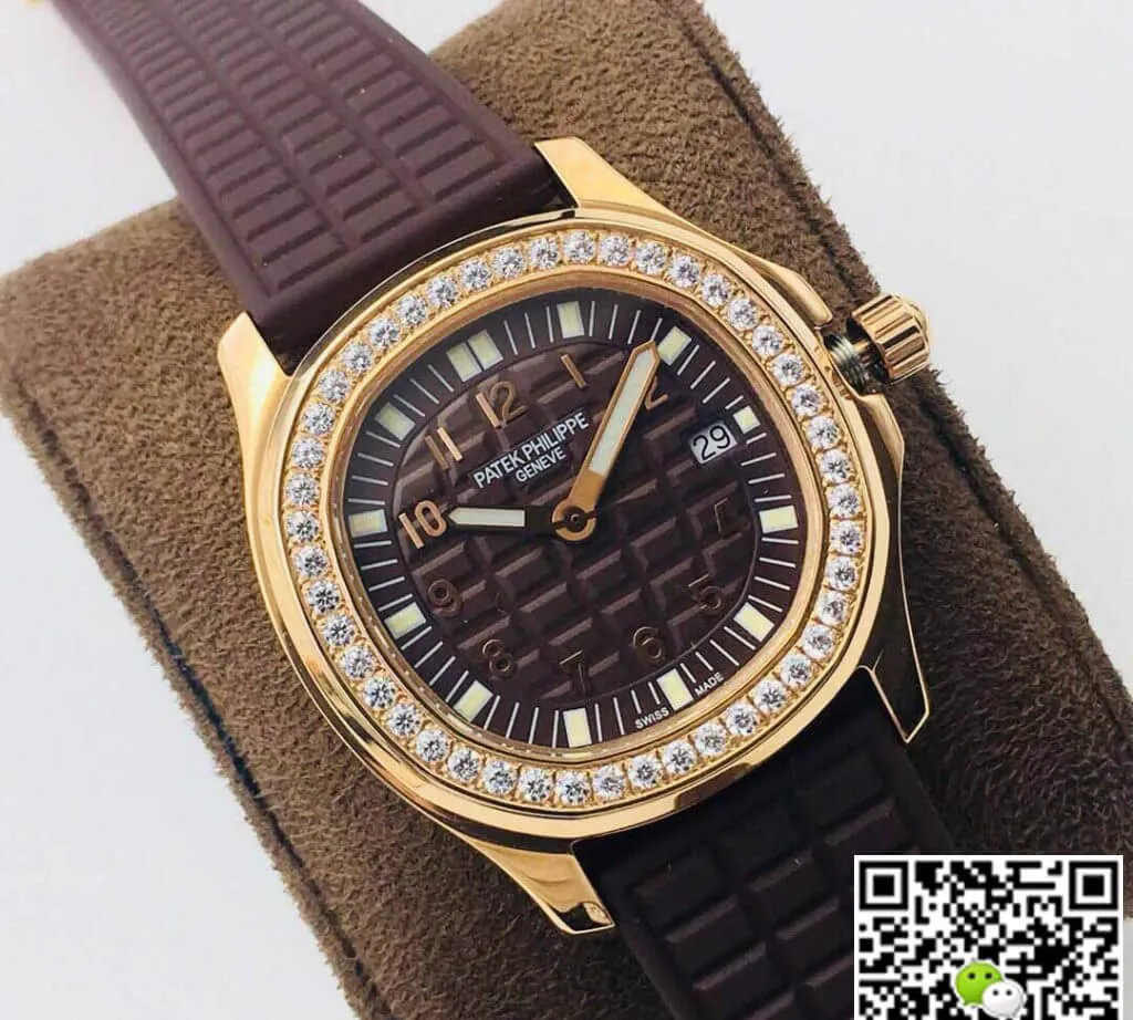 Patek Philippe Aquanaut 5067A Quartz Movement PPF Factory 1:1 Best Edition Rose Replica Watch Brown Dial