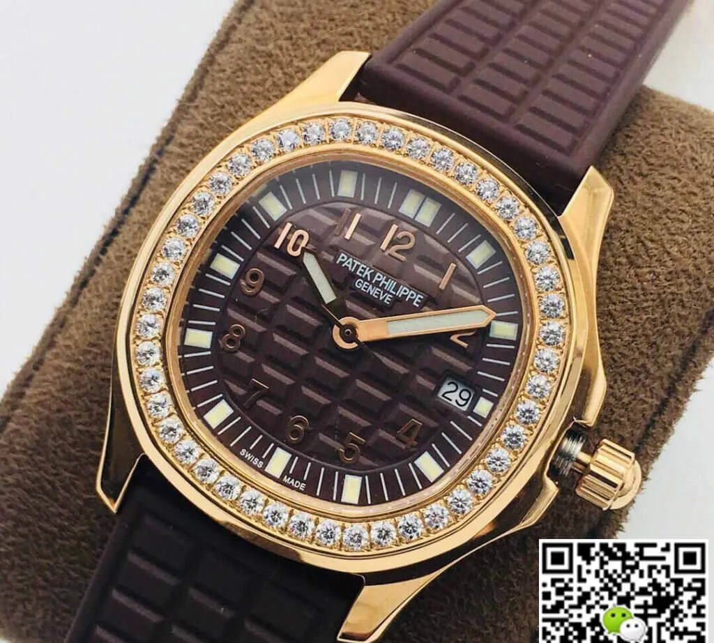 Patek Philippe Aquanaut 5067A Quartz Movement PPF Factory 1:1 Best Edition Rose Replica Watch Brown Dial