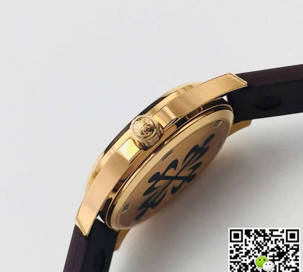 Patek Philippe Aquanaut 5067A Quartz Movement PPF Factory 1:1 Best Edition Rose Replica Watch Brown Dial