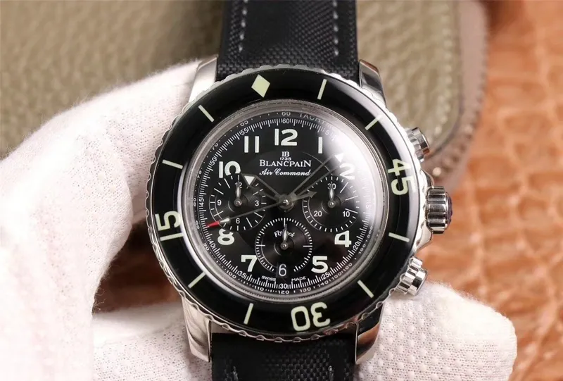Blancpain Fifty Fathoms 5085F-1130-52 OM factory 1:1 Best Edition Replica Watch Black Dial Swiss ETA7750