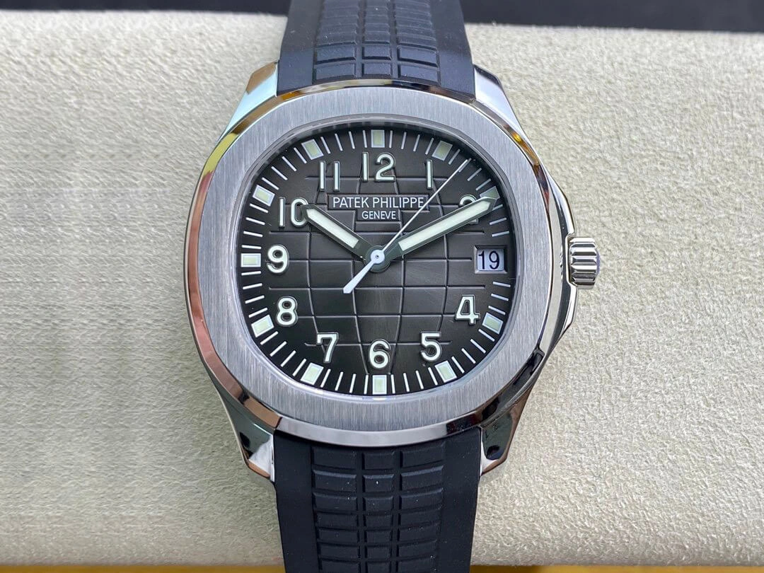 Patek Philippe Aquanaut 5165A 38MM ZF Factory 1:1 Best Edition Replica Watch Black Rubber Strap