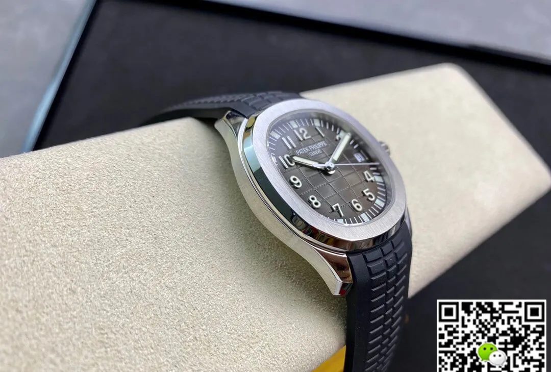 Patek Philippe Aquanaut 5165A 38MM ZF Factory 1:1 Best Edition Replica Watch Black Rubber Strap