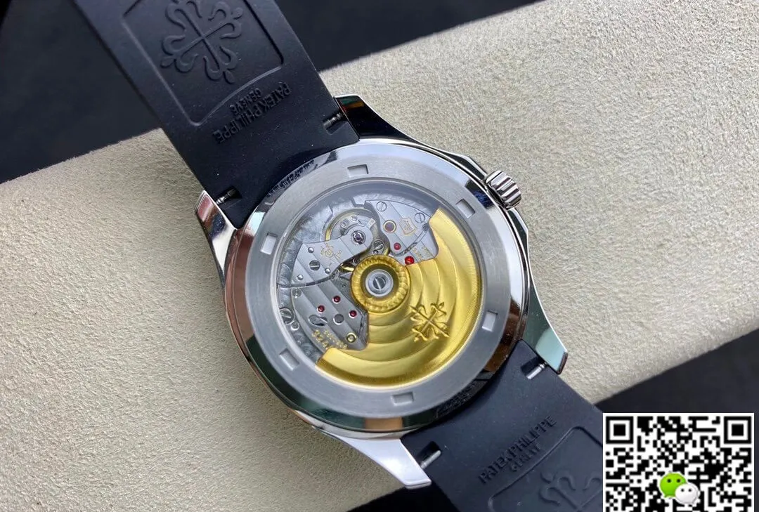 Patek Philippe Aquanaut 5165A 38MM ZF Factory 1:1 Best Edition Replica Watch Black Rubber Strap