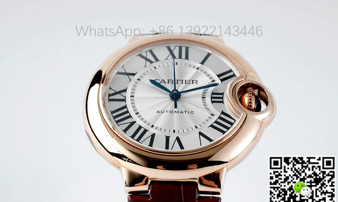 Ballon Bleu De Cartier W6920097 AF Factory 1:1 Best Edition Replica Watch Leather Strap