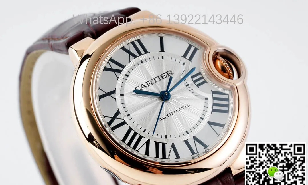 Ballon Bleu De Cartier W6920097 AF Factory 1:1 Best Edition Replica Watch Leather Strap