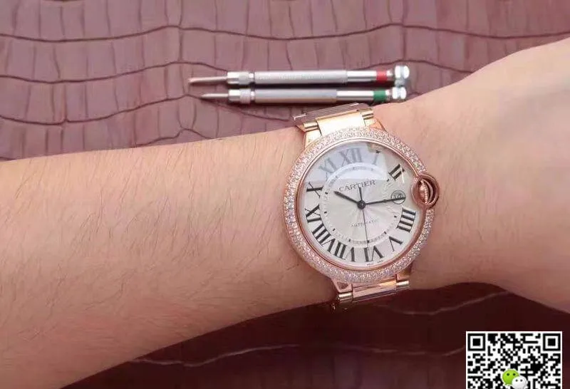 Ballon Bleu De Cartier WE9009Z8 V6 Factory 1:1 Best Edition Replica Watch Swiss ETA9015