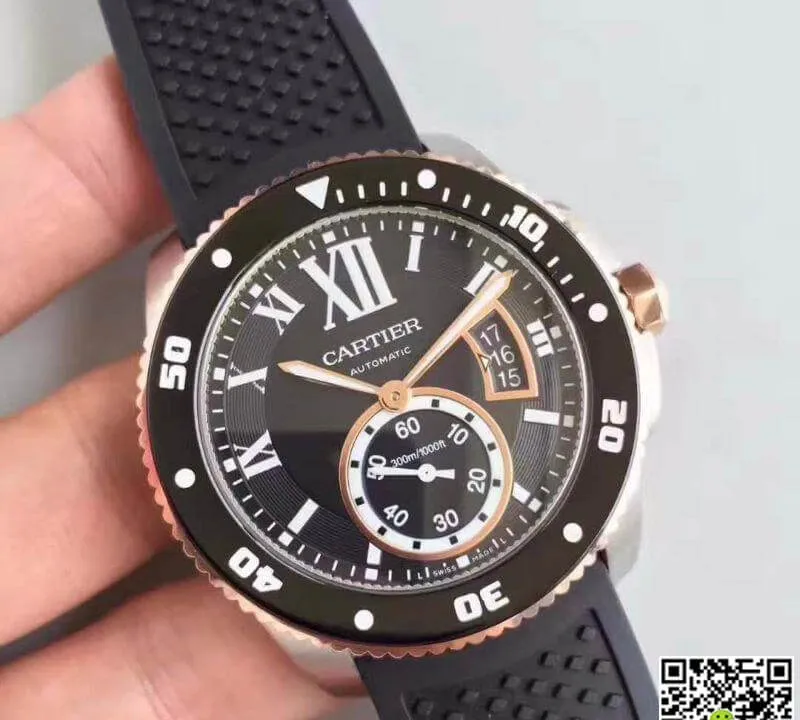 Calibre De Cartier Diver CRW7100055 JF Factory 1:1 Best Edition Replica Watch Swiss ETA9015