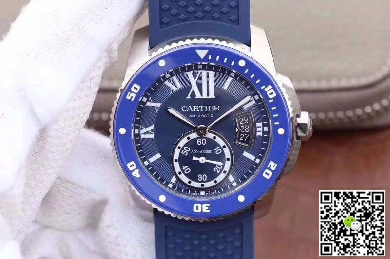 Calibre De Cartier Diver WSCA0011 JF Factory 1:1 Best Edition Replica Watch Swiss ETA2836-2