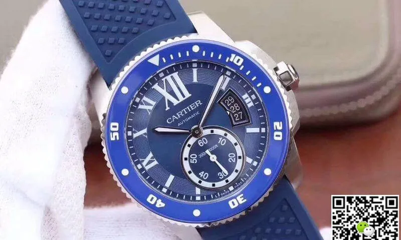 Calibre De Cartier Diver WSCA0011 JF Factory 1:1 Best Edition Replica Watch Swiss ETA2836-2
