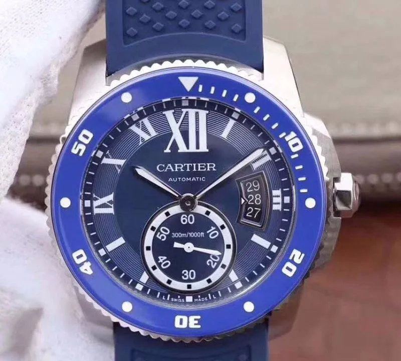 Calibre De Cartier Diver WSCA0011 JF Factory 1:1 Best Edition Replica Watch Swiss ETA2836-2