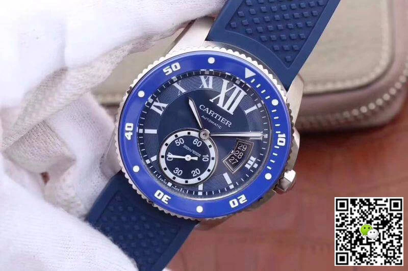 Calibre De Cartier Diver WSCA0011 JF Factory 1:1 Best Edition Replica Watch Swiss ETA2836-2
