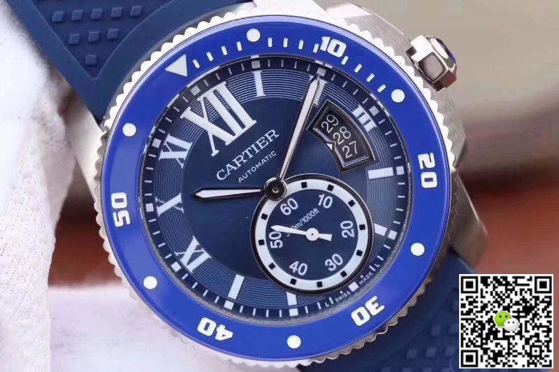 Calibre De Cartier Diver WSCA0011 JF Factory 1:1 Best Edition Replica Watch Swiss ETA2836-2