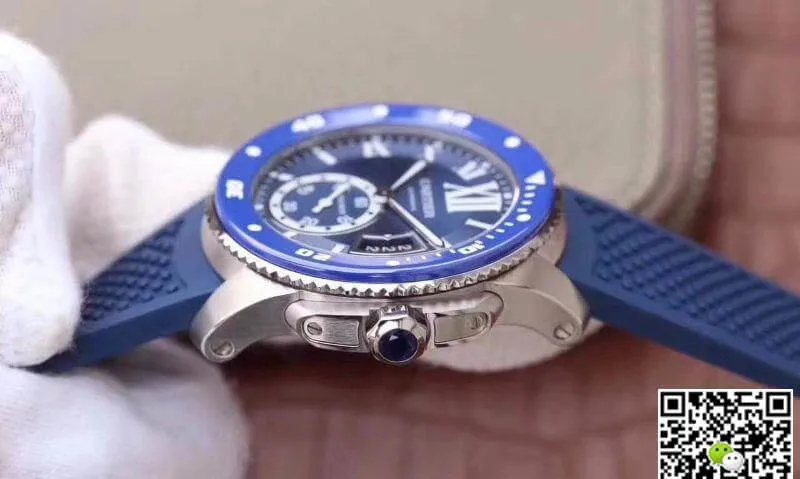 Calibre De Cartier Diver WSCA0011 JF Factory 1:1 Best Edition Replica Watch Swiss ETA2836-2