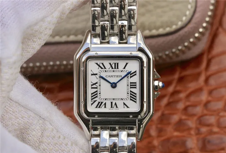 Panthere De Cartier WSPN0007 GF Factory 1:1 Best Edition Replica Watch Stainless Steel Strap
