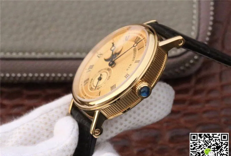 Breguet Classique Moonphase 4396 1:1 Best Edition Replica Watch Swiss ETA5165R Gold Dial