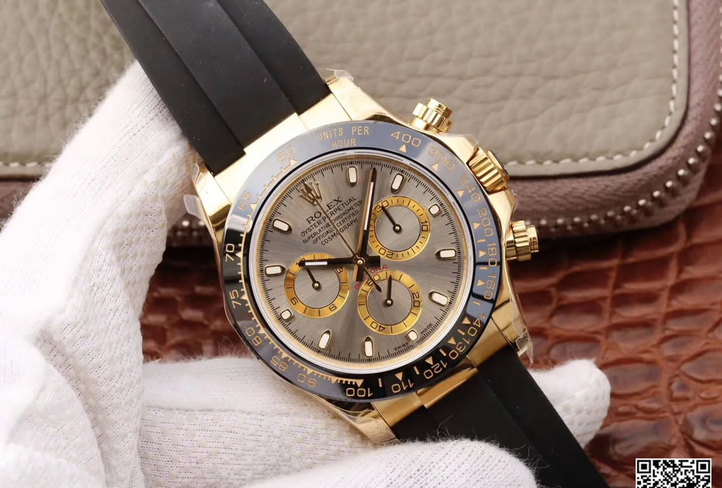Rolex Daytona Cosmograph 116518LN JH Factory 1:1 Best Edition Replica Watch Black Rubber Strap