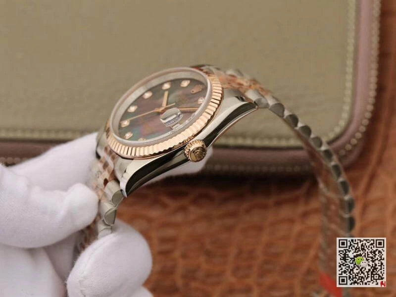 Rolex Date-Just 36mm GM Factory 1:1 Best Edition Replica Watch Gray Dial Swiss ETA3135