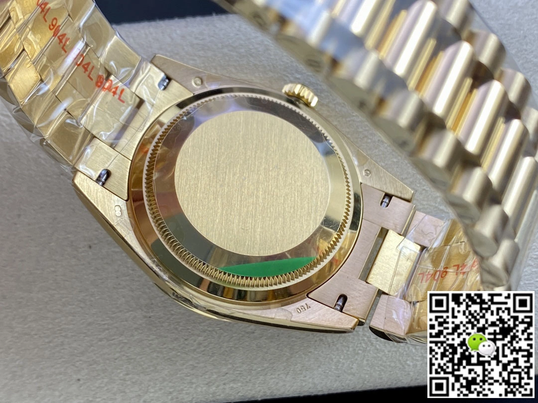Rolex Day Date M128348RBR-0005 EW Factory 1:1 Best Edition Replica Watch Diamond-Set Bezel