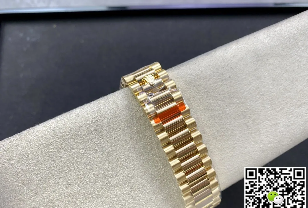 Rolex Day Date M128348RBR-0005 EW Factory 1:1 Best Edition Replica Watch Diamond-Set Bezel