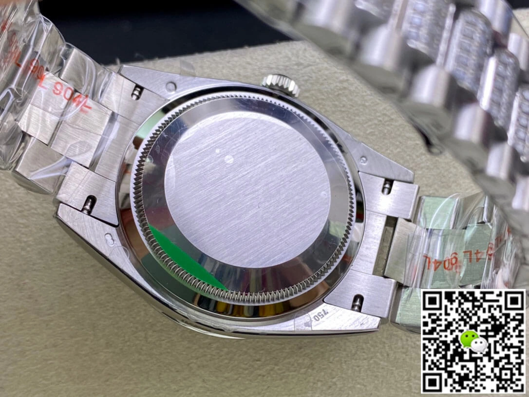 Rolex Day Date M128349RBR-0026 EW Factory 1:1 Best Edition Replica Watch Diamond-Set Bezel