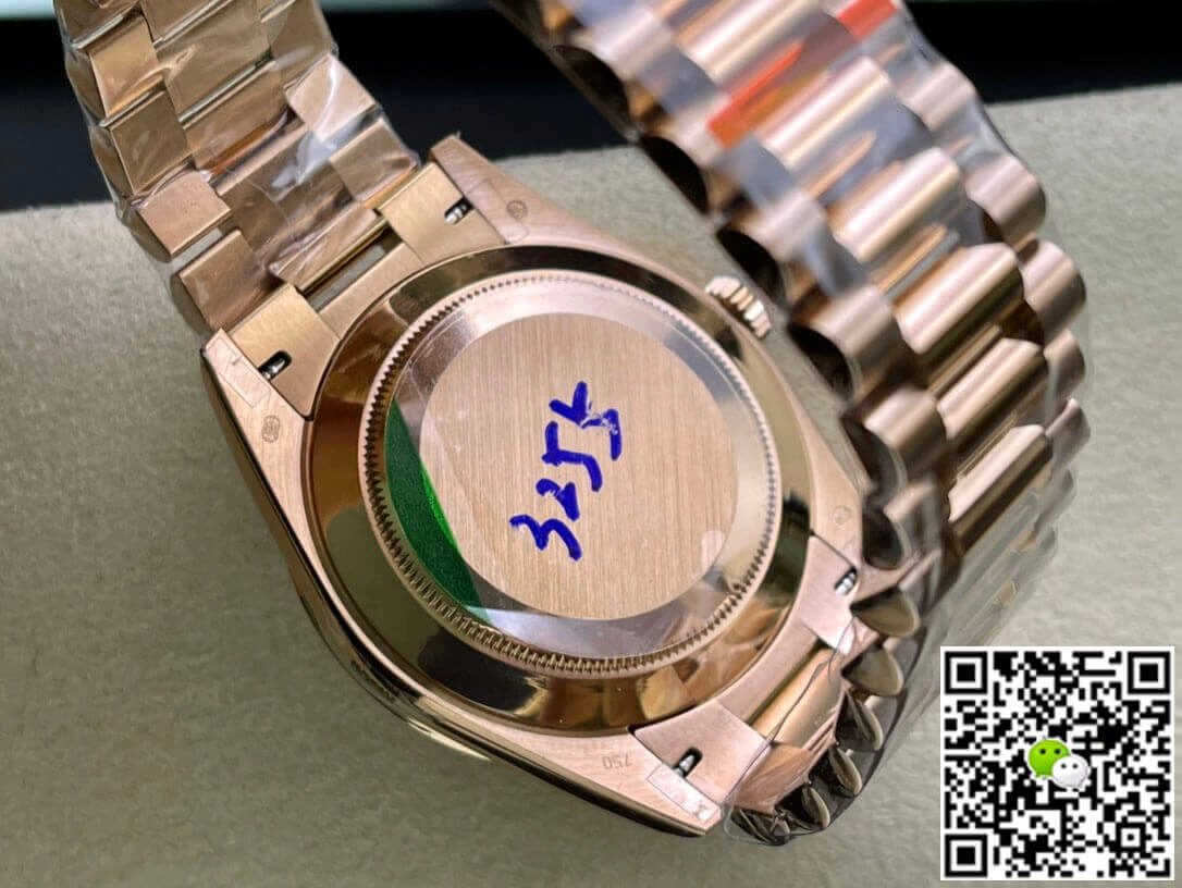Rolex Day Date M228345RBR-0009 EW Factory 1:1 Best Edition Replica Watch Diamond-Set Bezel