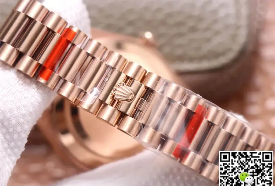 Rolex Day Date M228345RBR-0010 EW Factory 1:1 Best Edition Replica Watch Diamond-Set Bezel