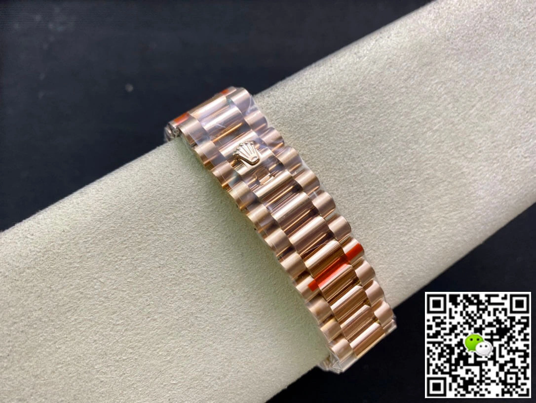 Rolex Day Date M228345RBR-0011 EW Factory 1:1 Best Edition Replica Watch Diamond-Set Bezel