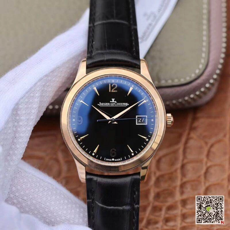 Jaeger LeCoultre Master Control Date Q1542520 ZF Factory 1:1 Best Edition Replica Watch Swiss ETA9015 Black Dial