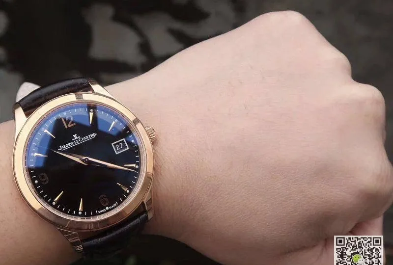 Jaeger LeCoultre Master Control Date Q1542520 ZF Factory 1:1 Best Edition Replica Watch Swiss ETA9015 Black Dial