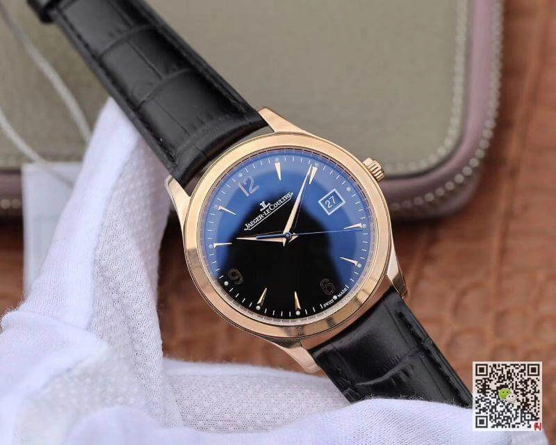 Jaeger LeCoultre Master Control Date Q1542520 ZF Factory 1:1 Best Edition Replica Watch Swiss ETA9015 Black Dial