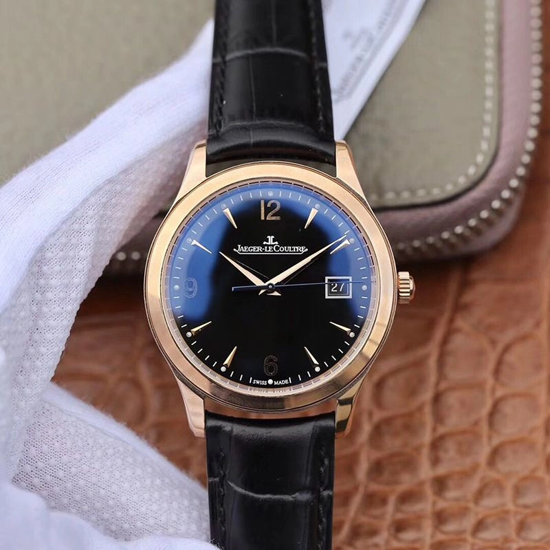 Jaeger LeCoultre Master Control Date Q1542520 ZF Factory 1:1 Best Edition Replica Watch Swiss ETA9015 Black Dial