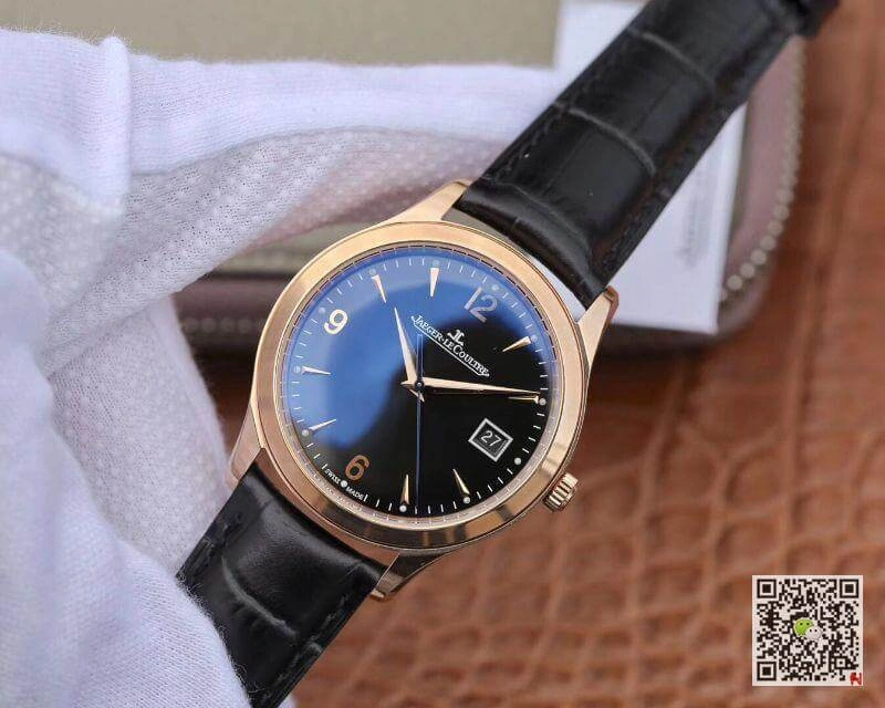 Jaeger LeCoultre Master Control Date Q1542520 ZF Factory 1:1 Best Edition Replica Watch Swiss ETA9015 Black Dial