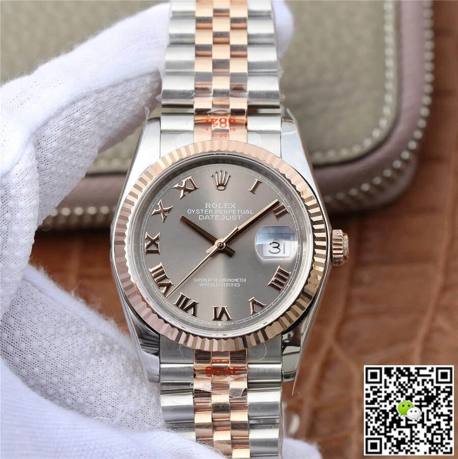 Rolex Datejust 116231-0087 36MM GM Factory 1:1 Best Edition Replica Watch Silver Strap