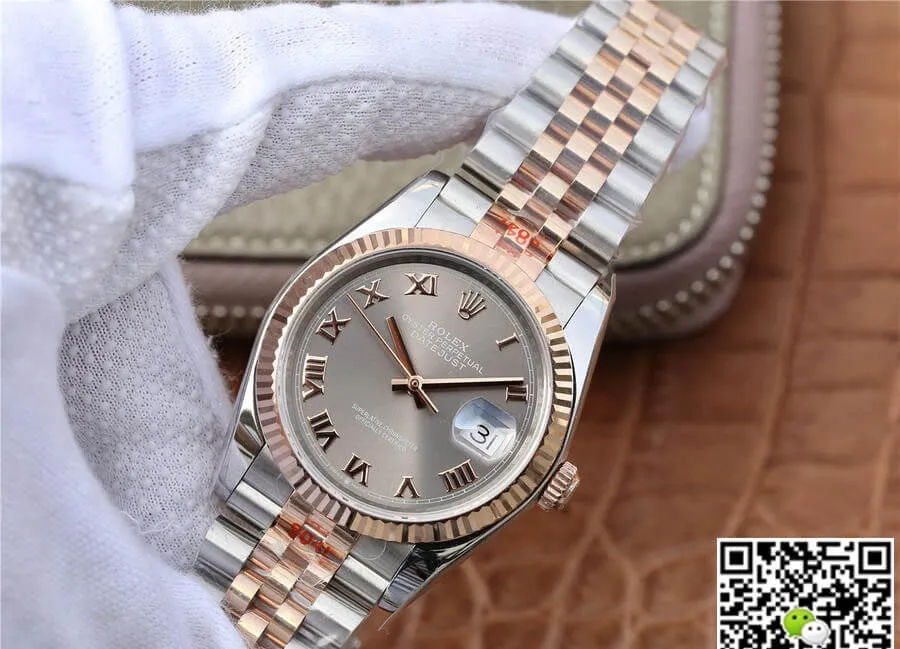 Rolex Datejust 116231-0087 36MM GM Factory 1:1 Best Edition Replica Watch Silver Strap